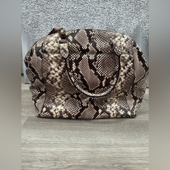 Michael Kors Large Embossed Leather Satchel Snakeskin - Picture 5 of 11